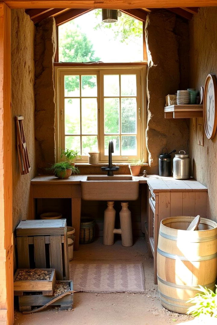 DIY Mud Kitchen with Humble Materials - 22 Mud Kitchen Ideas