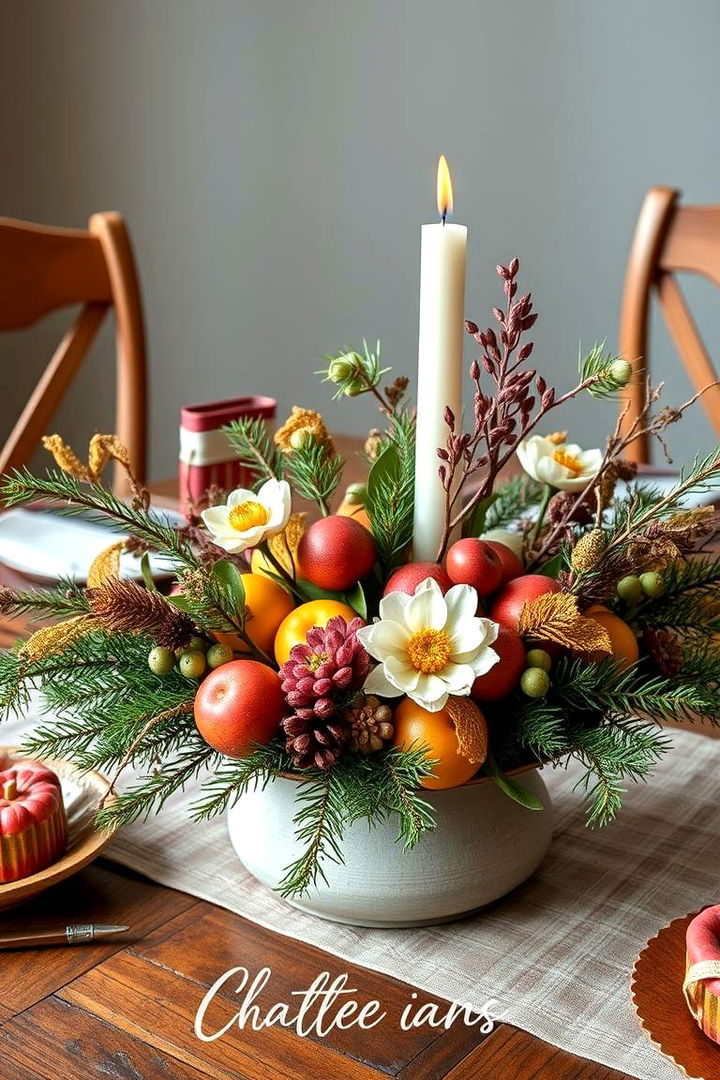 DIY Natural Centerpieces - 22 Thanksgiving Table Settings