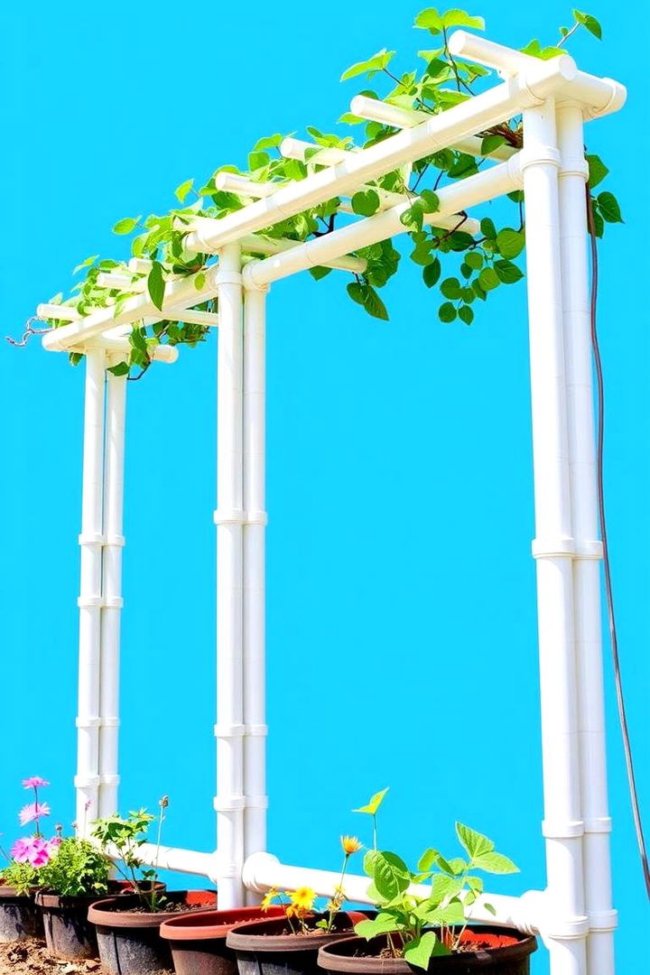 DIY PVC Trellis Design - 22 Cucumber Trellis Ideas