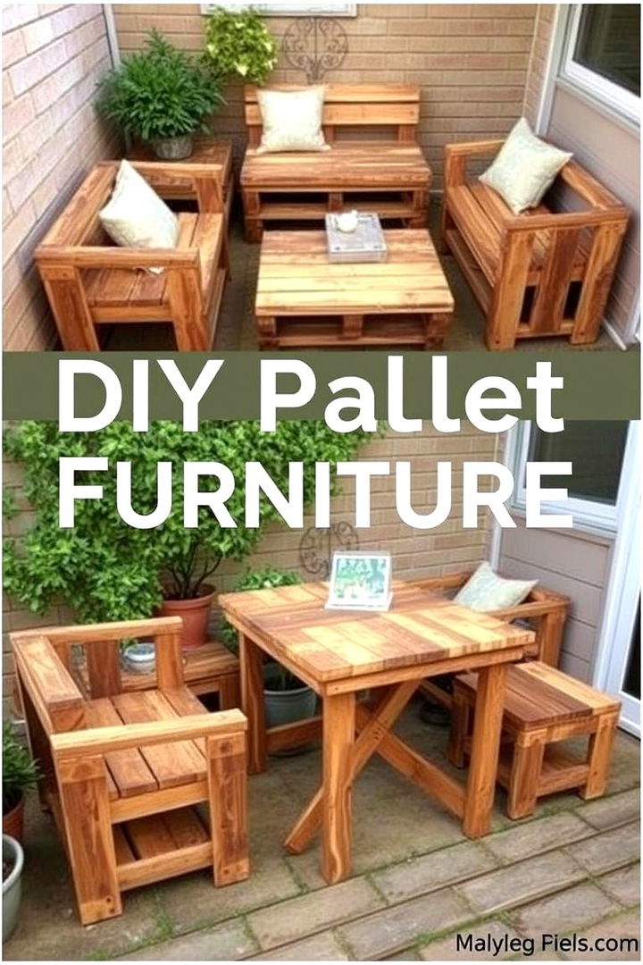 DIY Pallet Furniture - 22 Patio Small Garden Ideas