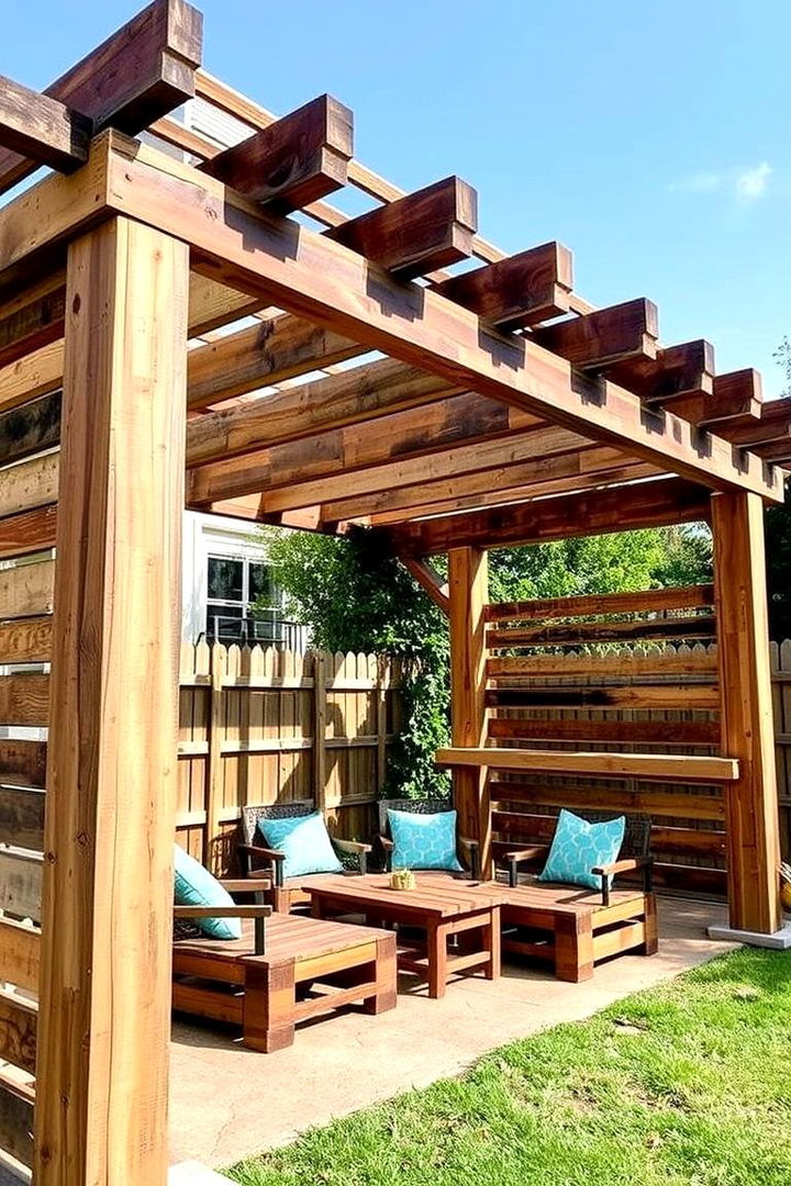 DIY Pallet Pergola Vision - 22 Small Patio Pergola Ideas
