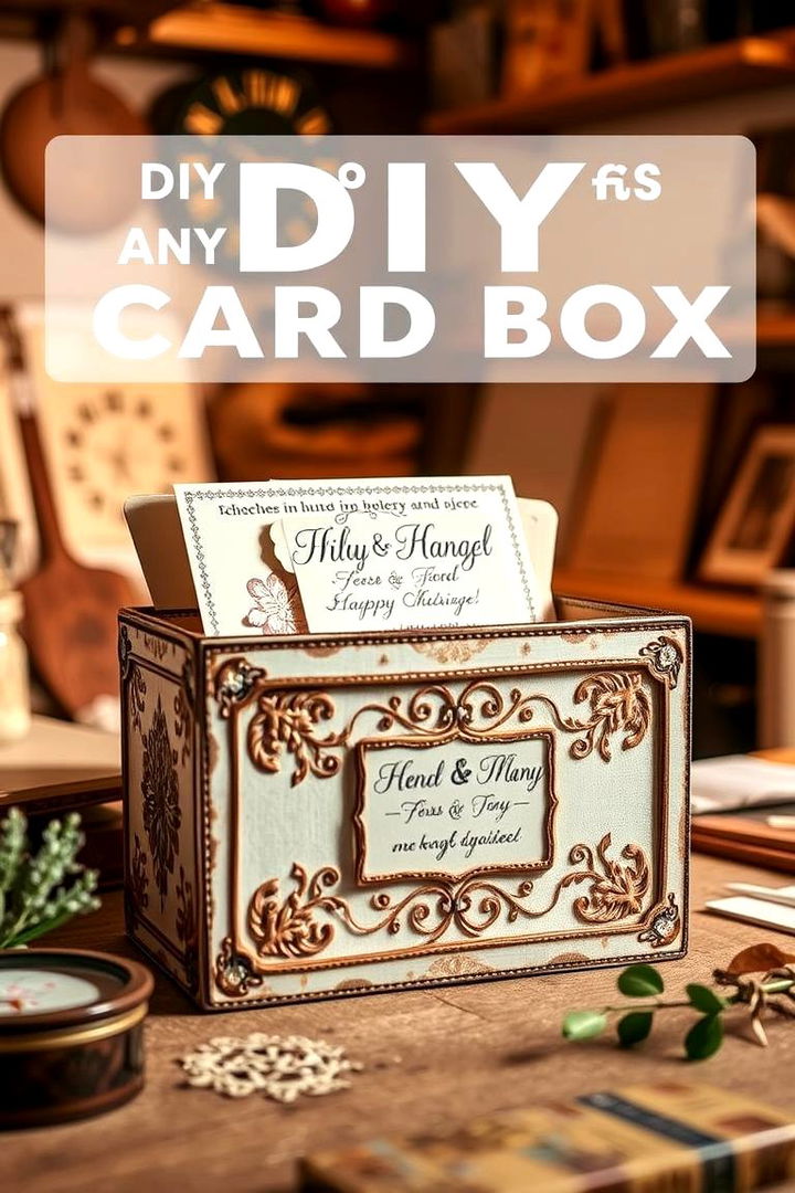 DIY Personalized Wedding Card Box - 22 Wedding Card Box Ideas