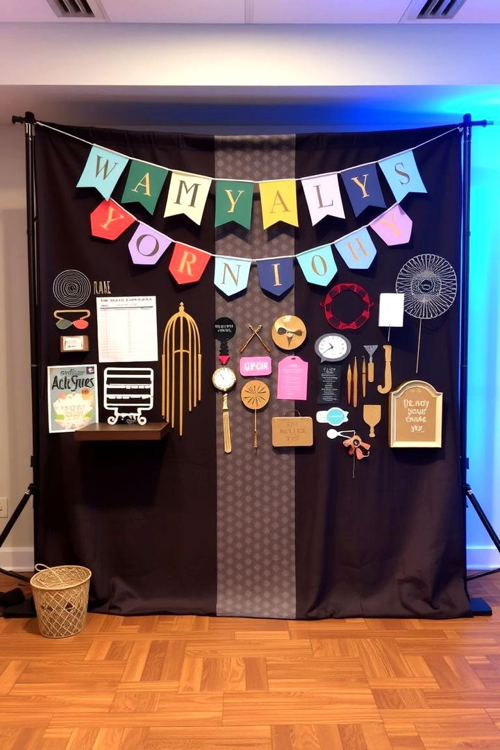 DIY Photobooth Backdrops - 22 Party Decoration Ideas