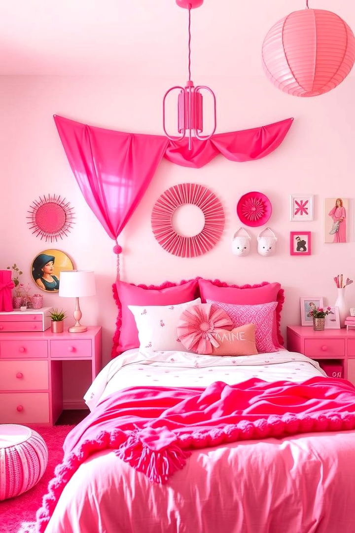 DIY Pink Decor Ideas - 22 Hot Pink Bedroom Ideas