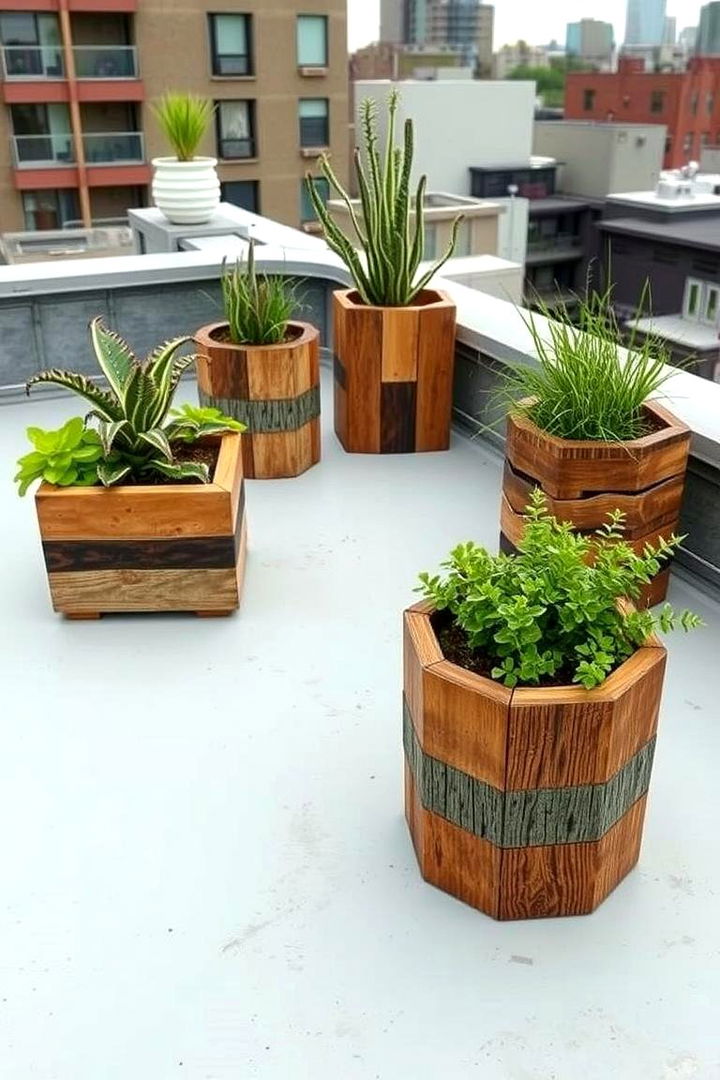 DIY Planter Crafts - 22 Rooftop Garden Ideas