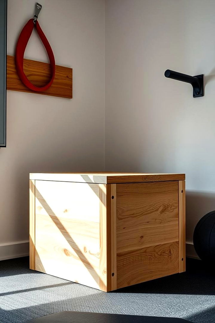 DIY Plyometric Boxes - 22 Small Home Gym Ideas