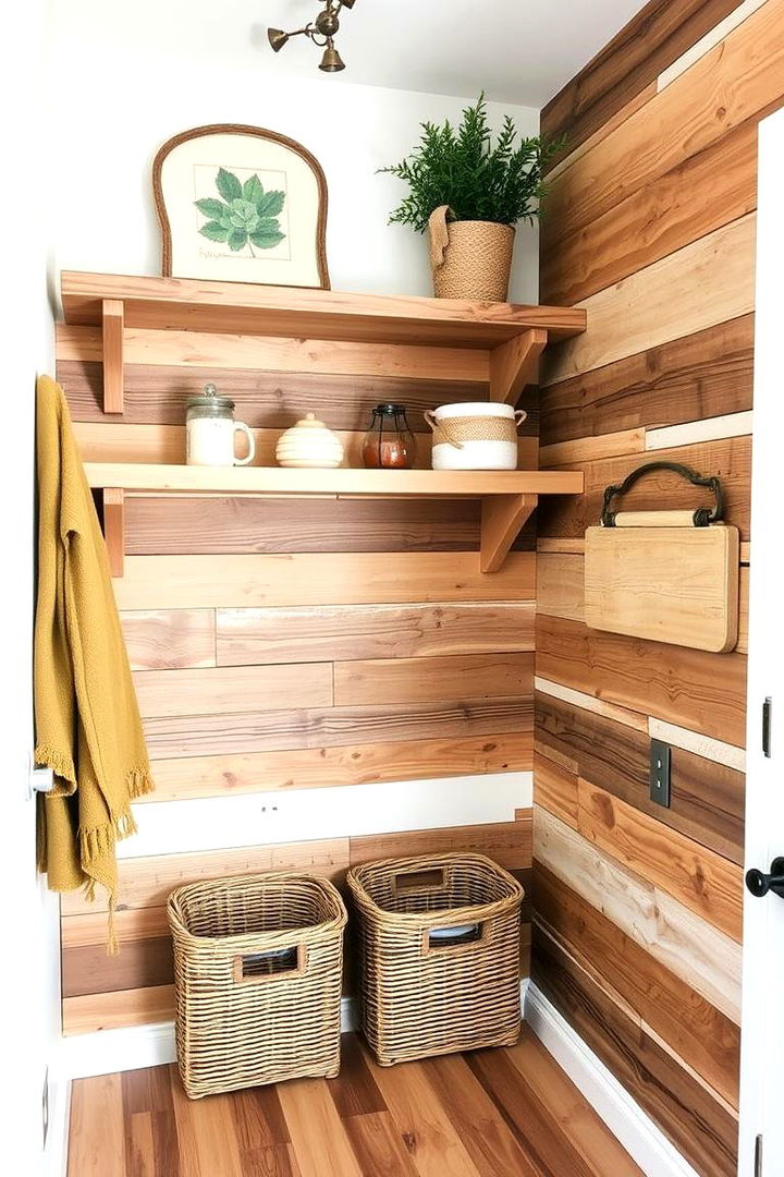 DIY Reclaimed Wood Storage - 22 Hallway Storage Ideas