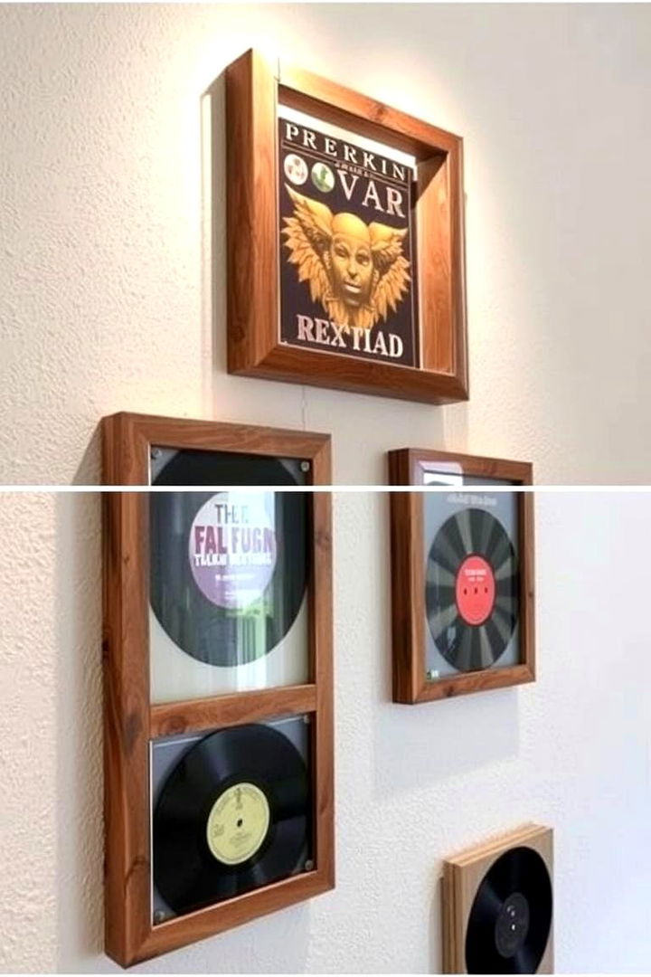DIY Record Display Frames - 22 Vinyl Record Storage Ideas