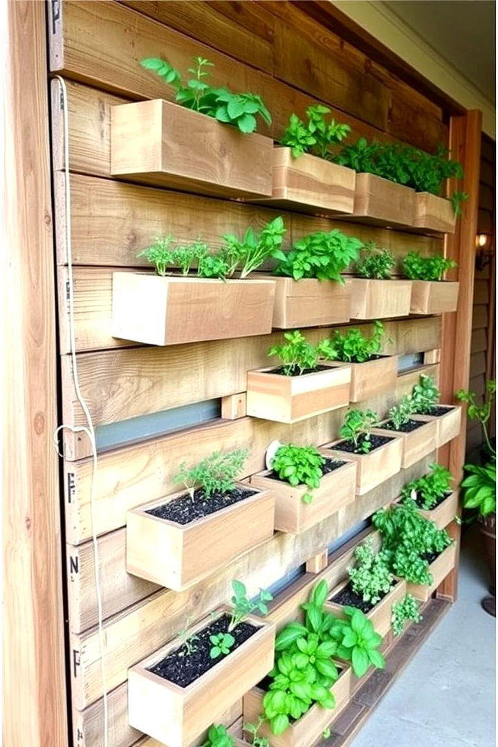 DIY Recycled Pallet Wall - 22 Vertical Pallet Garden Ideas