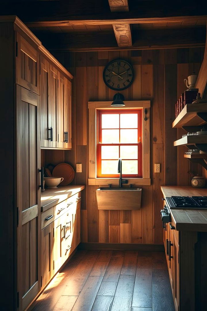 DIY Rustic Cabinets - 22 Rustic Outdoor Kitchen Ideas