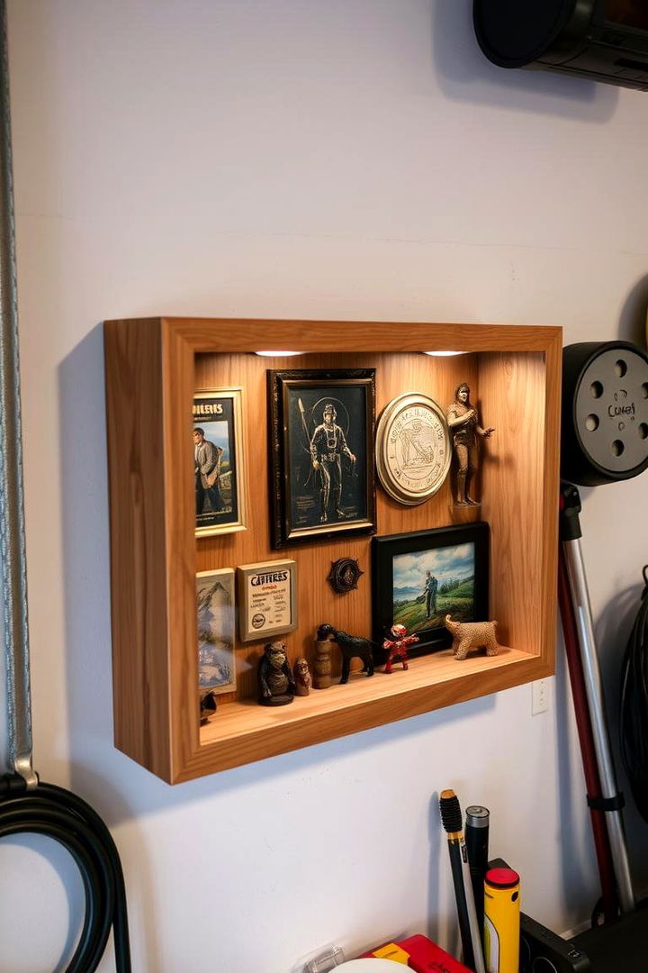 DIY Shadow Box Displays - 22 Garage Wall Ideas