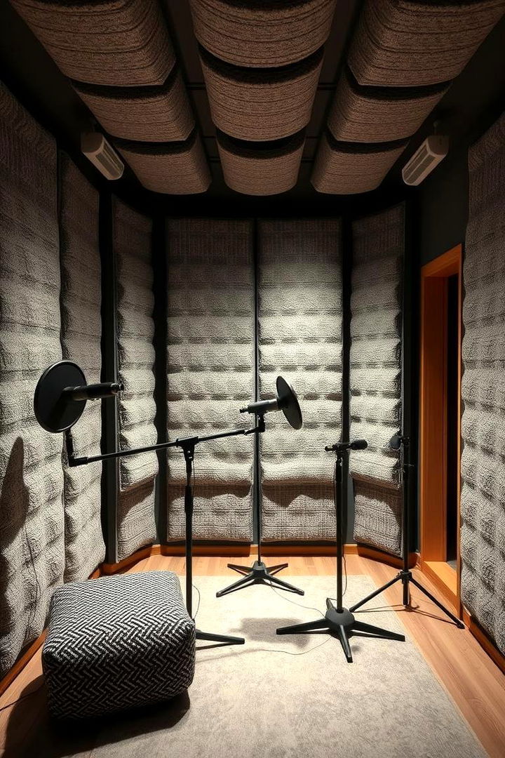 DIY Sound Panels - 22 Podcast Room Ideas
