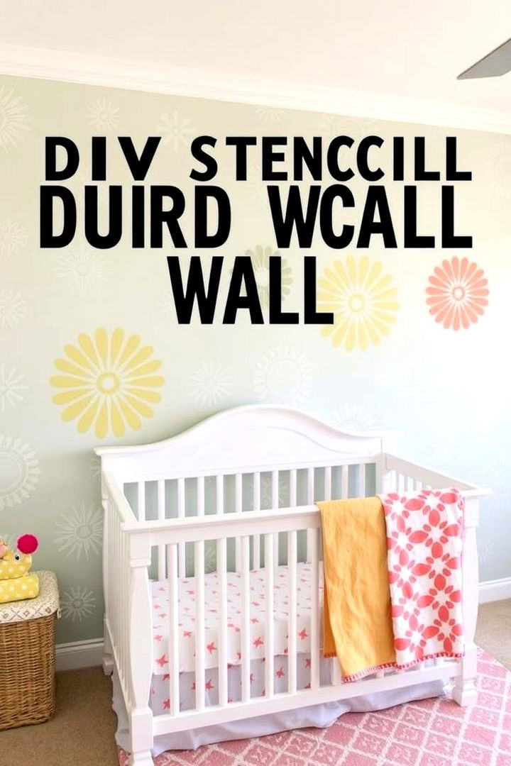 DIY Stenciled Statements - 22 Nursery Accent Wall Ideas