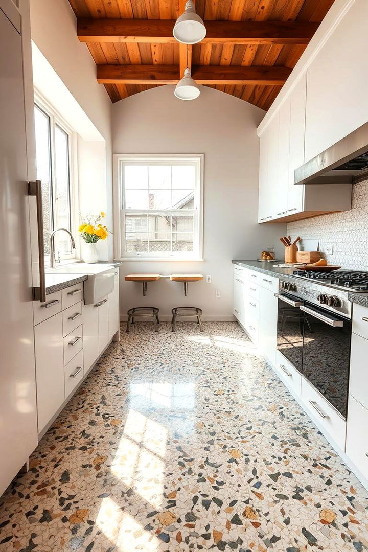 DIY Terrazzo Magic - 22 Terrazzo Kitchen Floor Ideas