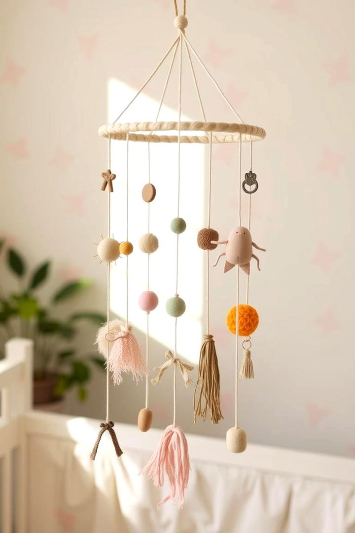 DIY Upcycled Mobiles and Toys - 22 Green Nursery Ideas