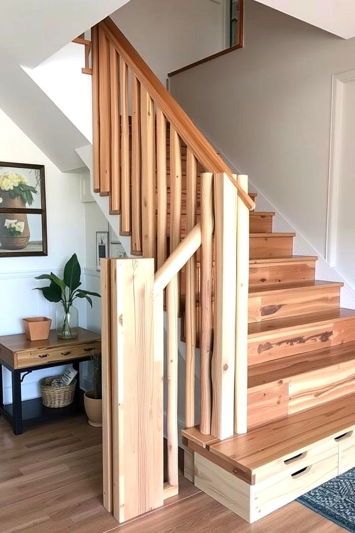DIY Upcycled Staircase - 22 Wooden Staircase Ideas