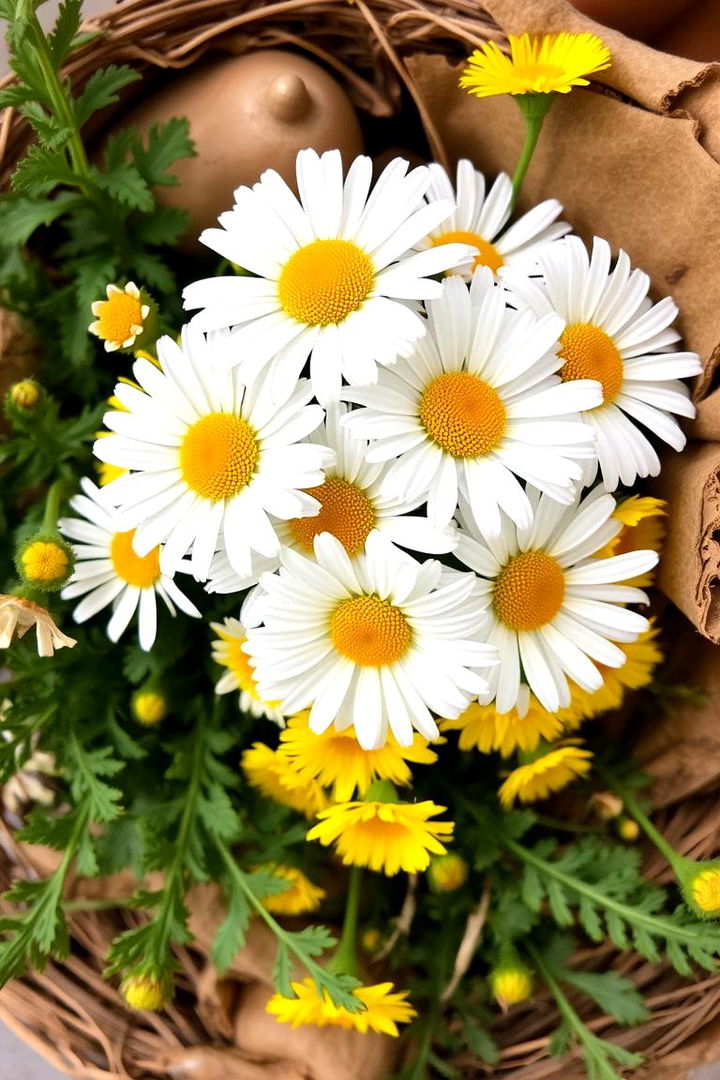 Daisy Delight Cluster - 22 Garden Centerpiece Ideas