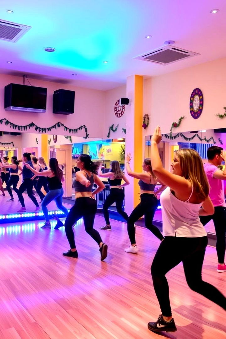 Dance and Aerobics Space - 22 Basement Gym Ideas