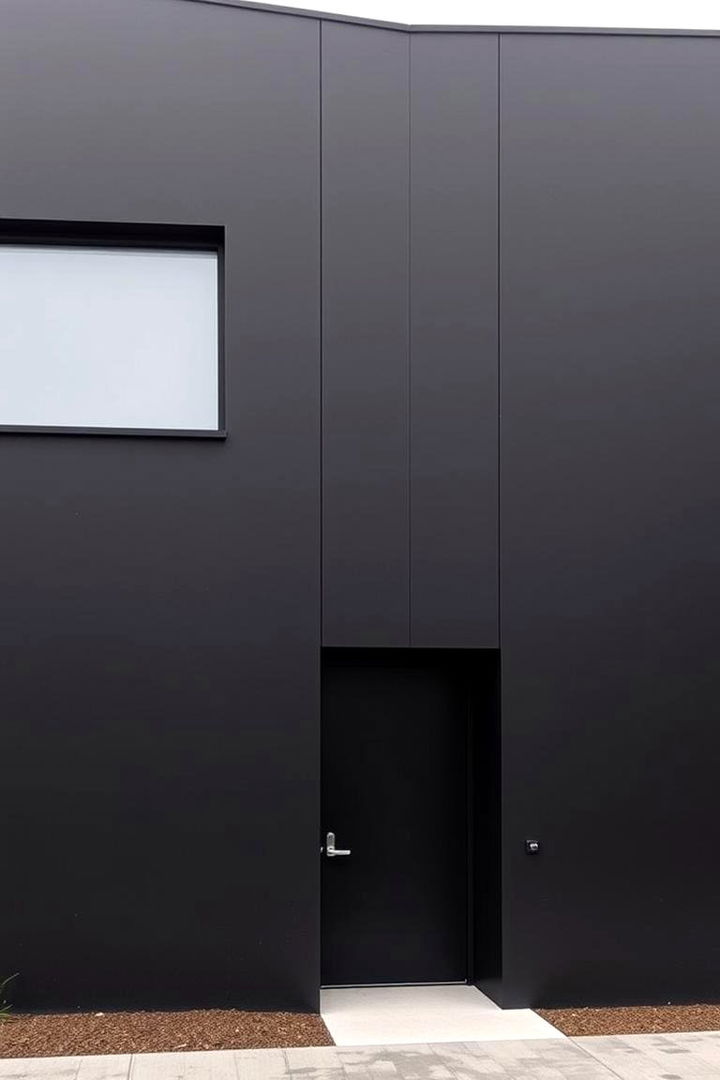 Dark Brown Bauhaus Inspired Minimal Design - 22 Dark Brown House Exterior Ideas