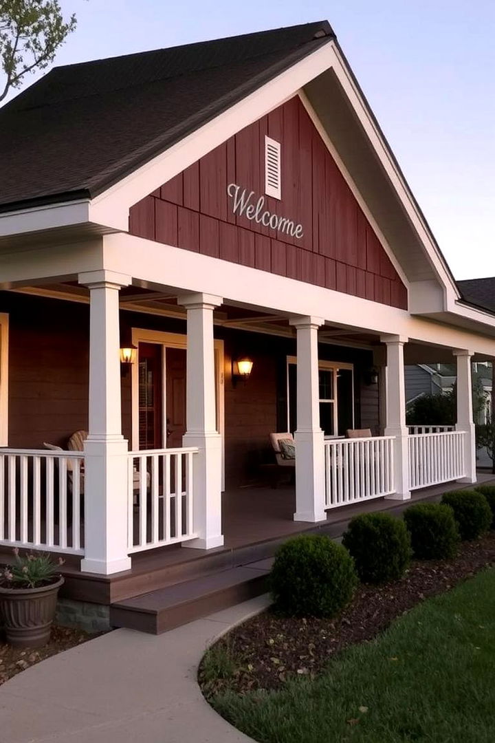 Dark Brown Exterior with Covered Verandahs - 22 Dark Brown House Exterior Ideas