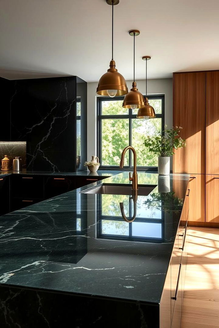 Dark Green Countertops for Sophistication - 22 Dark Green Kitchen Ideas