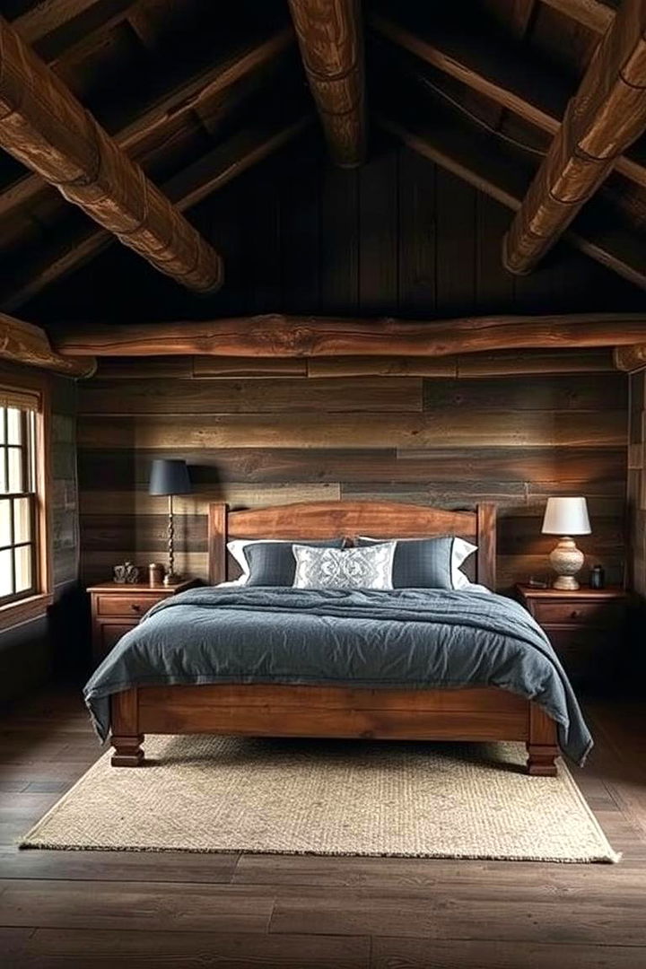 Dark and Rustic Vibes - 22 Dark Bedroom Ideas