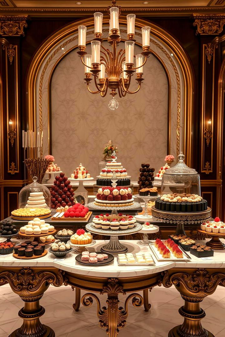 Decadent Dessert Bar - 22 Wedding Food Ideas