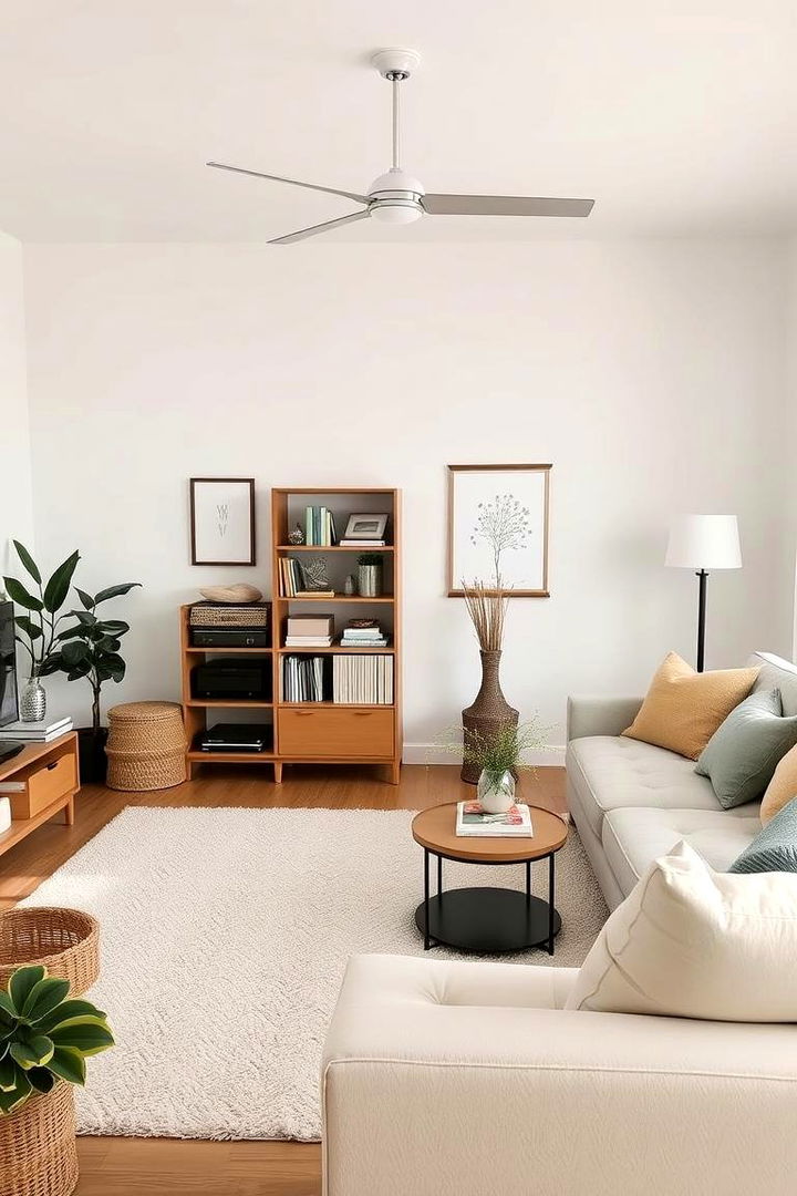 Decluttered Surfaces for Calm Aesthetics - 22 Minimalist Living Room Ideas