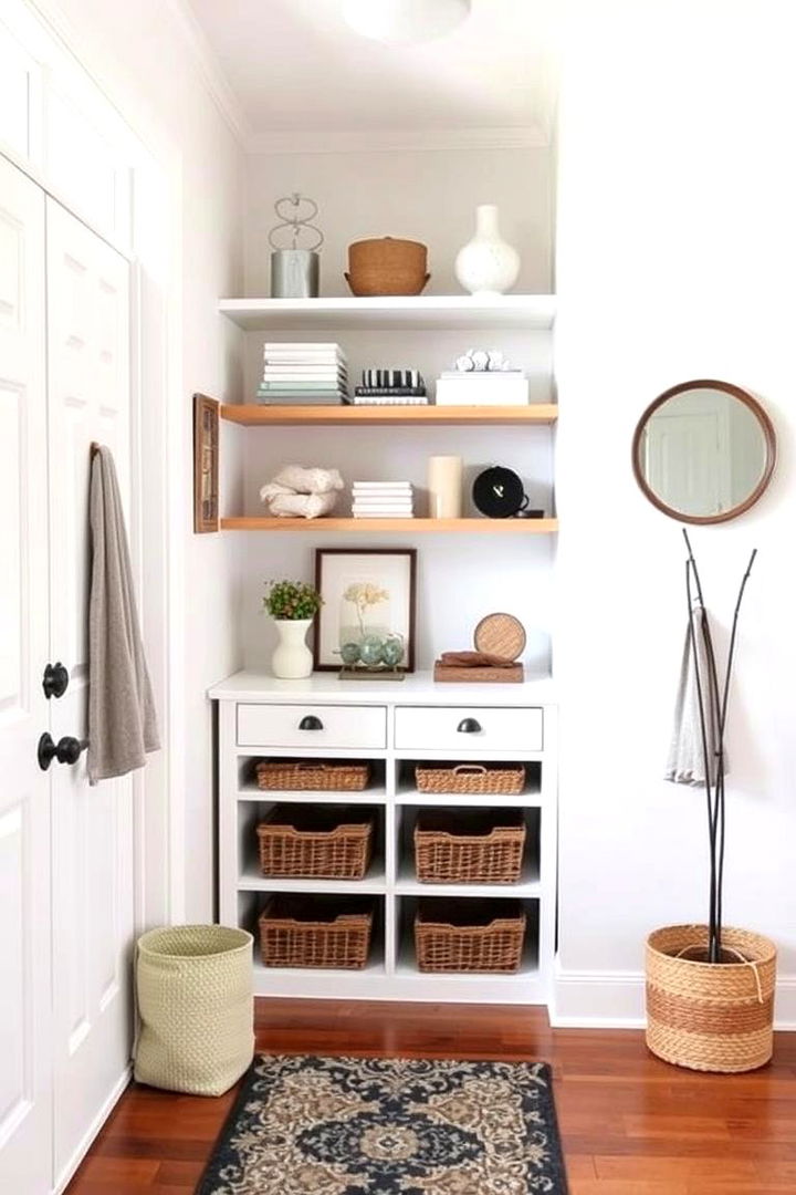 Decluttered and Organized Entry - 22 Curb Appeal Ideas