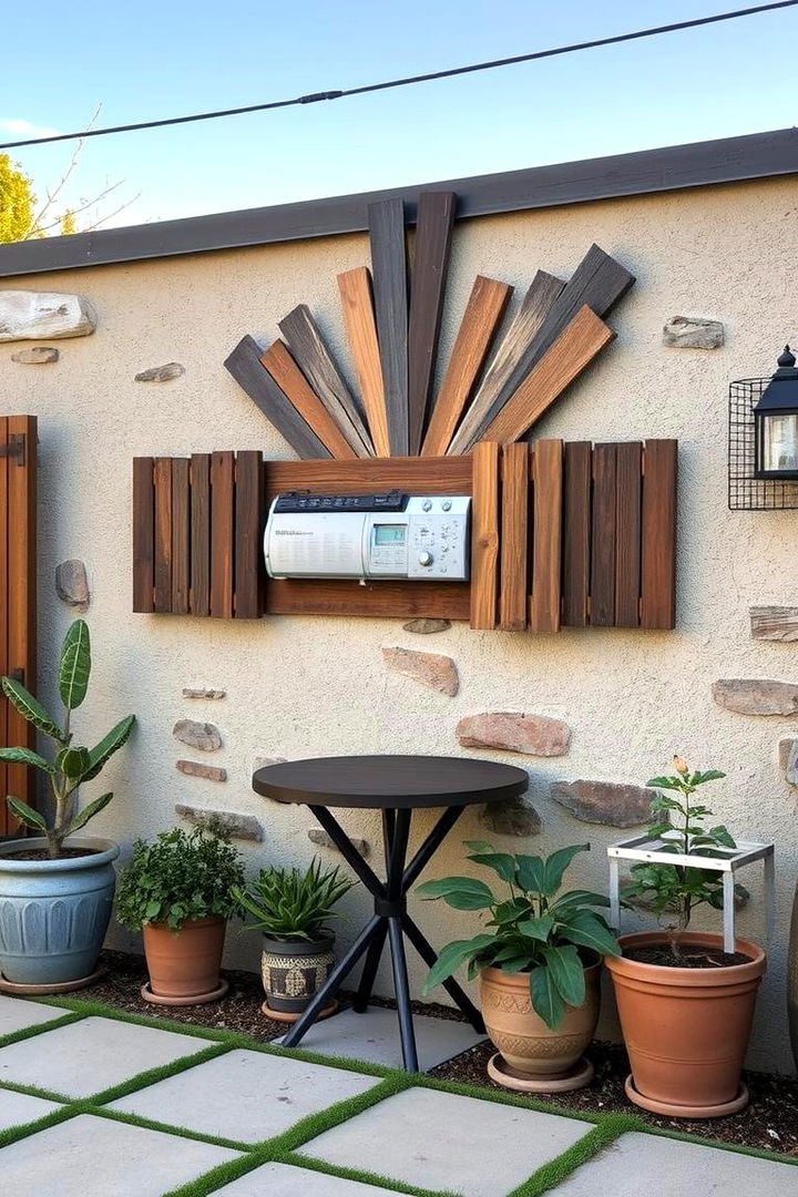 Decorating with Bold Rustic Wall Art - 22 Rustic Patio Ideas