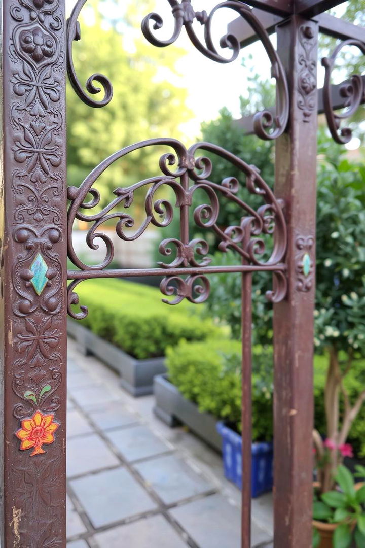 Decorative Artistic Trellis - 22 Cucumber Trellis Ideas
