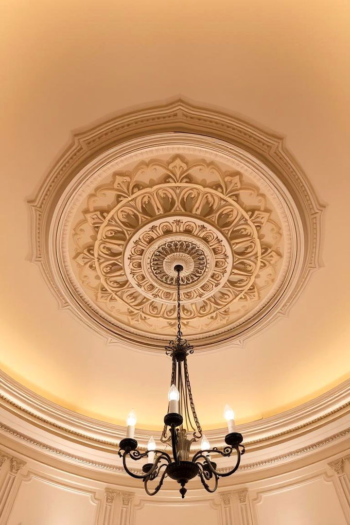 Decorative Ceiling Medallions - 22 Victorian Living Room Ideas