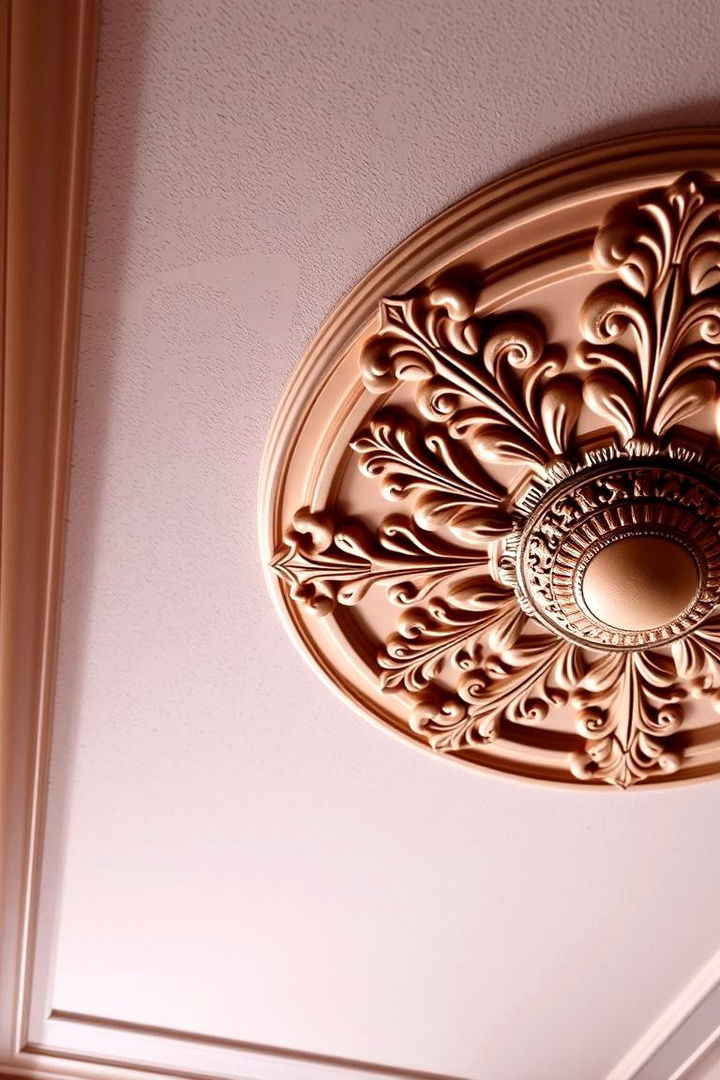 Decorative Ceiling Medallions - 22 Ceiling Trim Ideas
