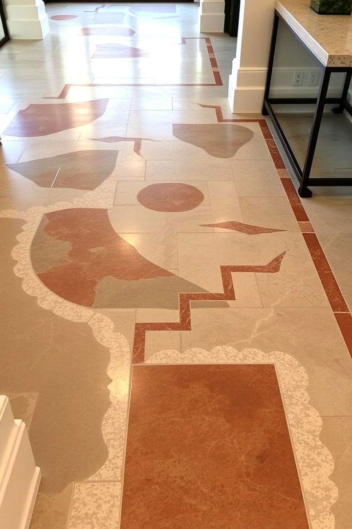 Decorative Concrete Inlays - 22 Types of Concrete Floor Finishes