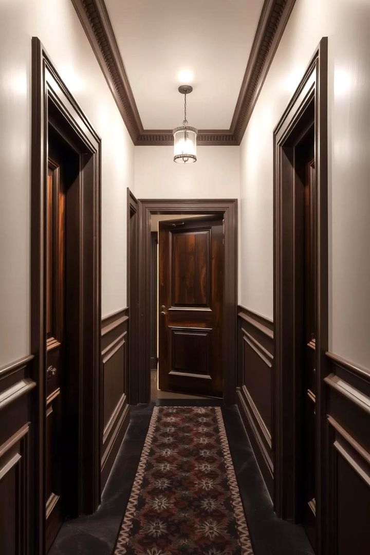 Decorative Door Frames to Enhance Character - 22 Narrow Hallway Ideas