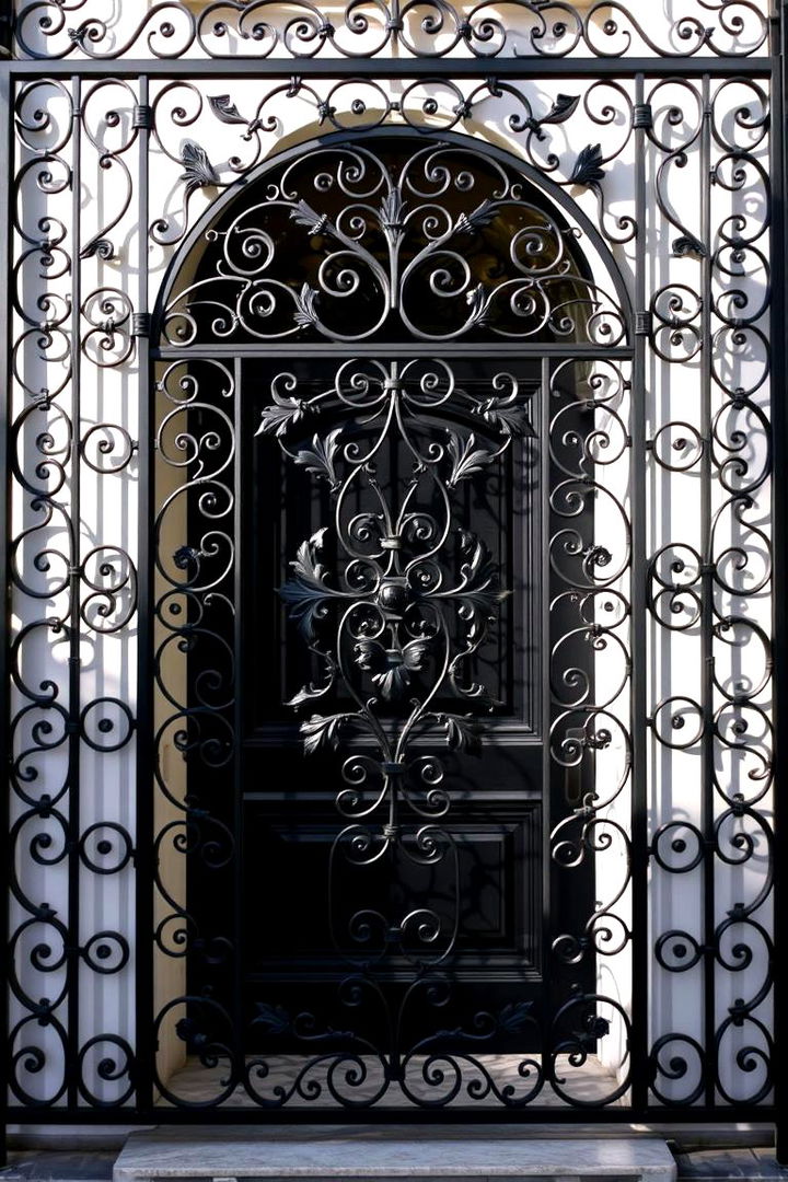 Decorative Grates and Metal Screens - 22 Front Door Privacy Ideas
