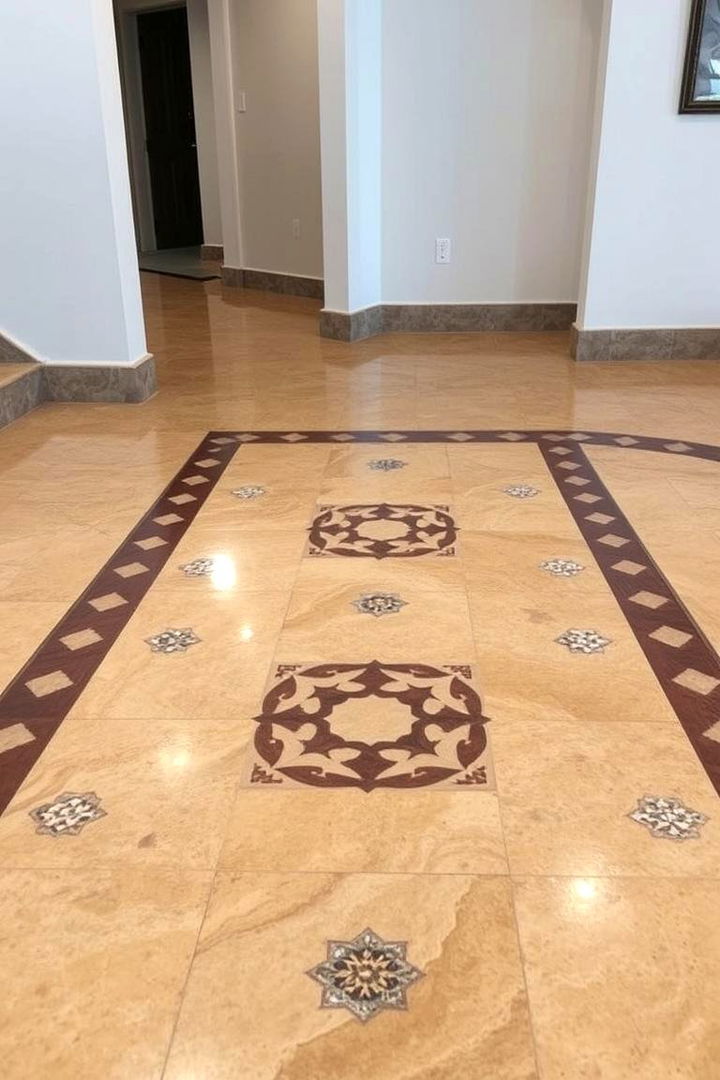 Decorative Inlay Concrete Floors - 22 Concrete Floor Ideas