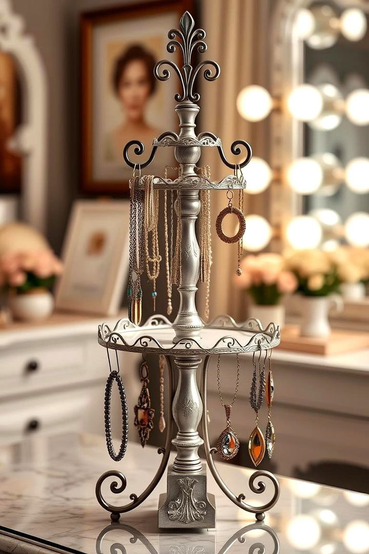 Decorative Jewelry Stand - 22 Jewelry Storage Ideas