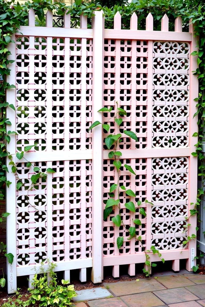 Decorative Lattice Panels - 22 Privacy Patio Ideas