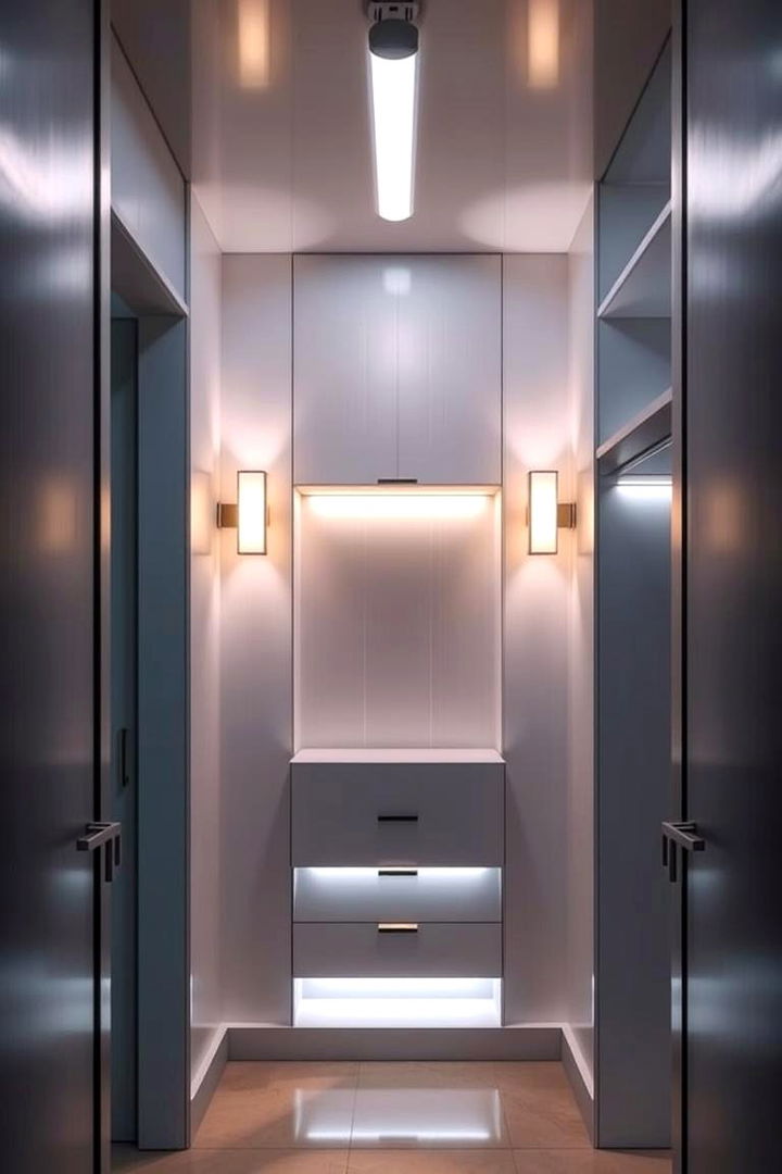 Decorative Lighting Entry Closet - 22 Entry Closet Ideas