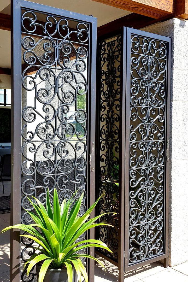Decorative Metal Screens - 22 Patio Privacy Ideas