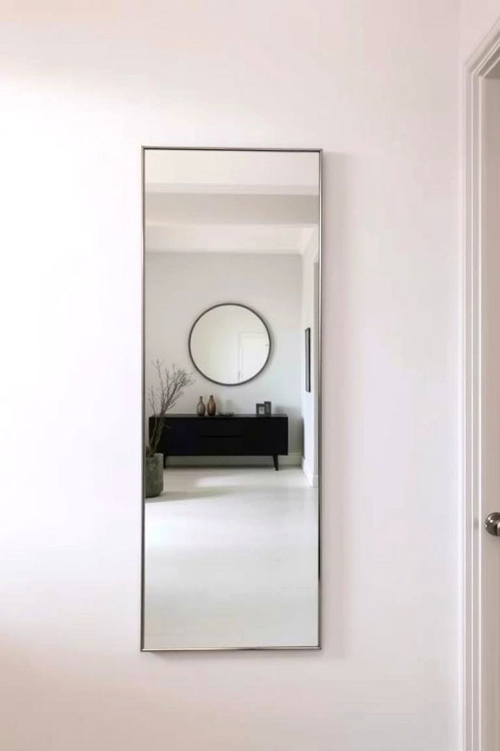 Decorative Minimalist Mirror - 22 hallway mirror ideas