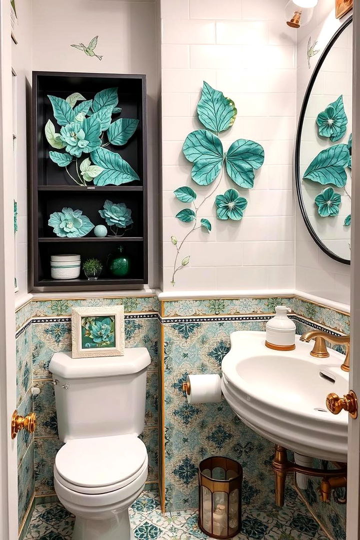 Decorative Mint Bathroom Art - 22 Mint Green Bathroom Ideas
