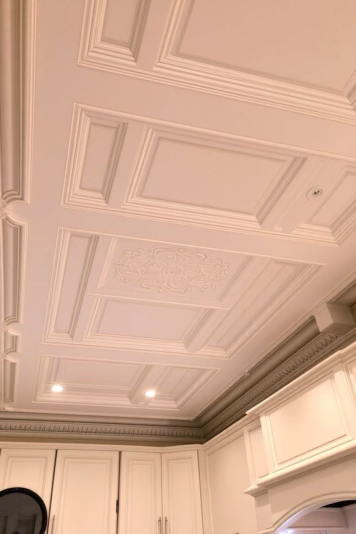 Decorative Moldings Surge - 22 Kitchen Ceiling Ideas