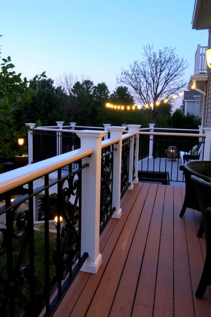 Decorative Railings Enhancements - 22 Small Deck Ideas