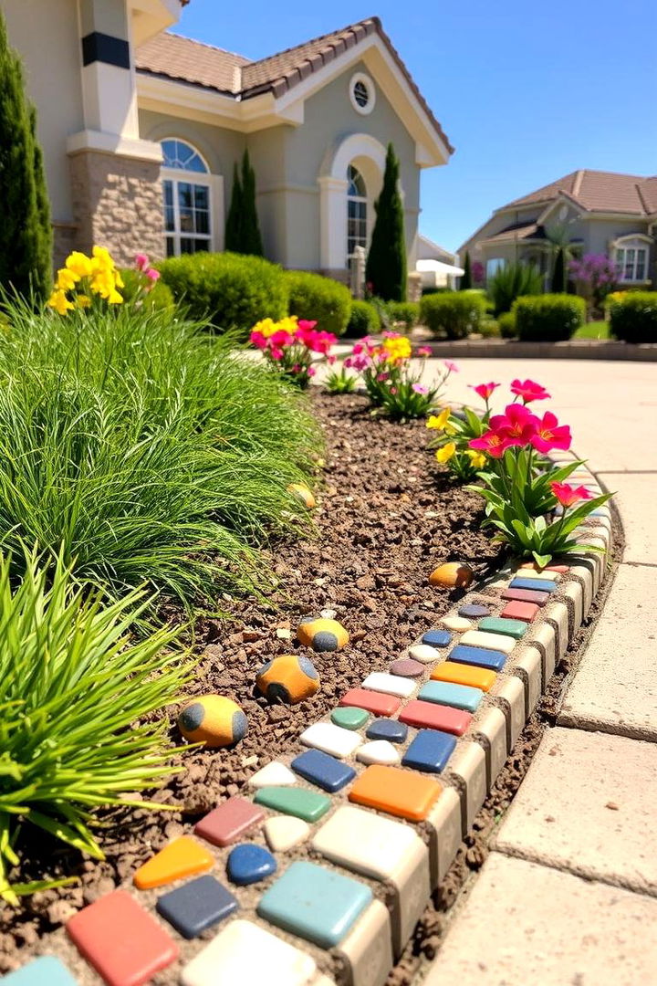 Decorative Tile Trims - 22 Garden Edging Ideas