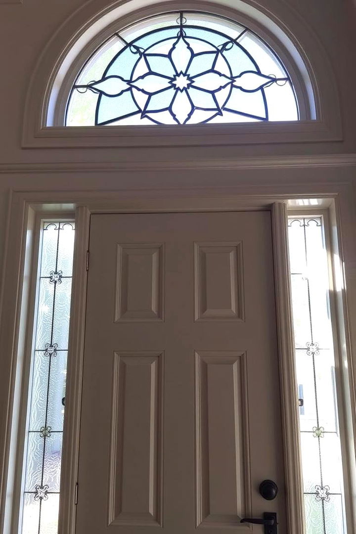 Decorative Transom Windows - 22 Colonial Front Door Ideas