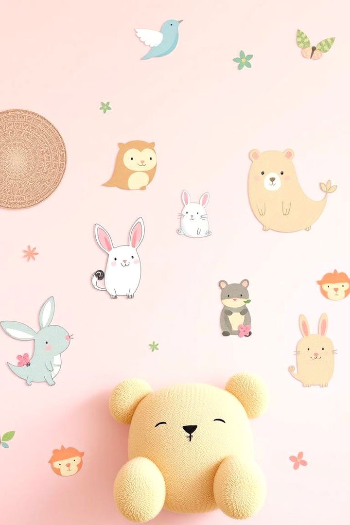 Decorative Wall Decals - 22 Pink Nursery Ideas