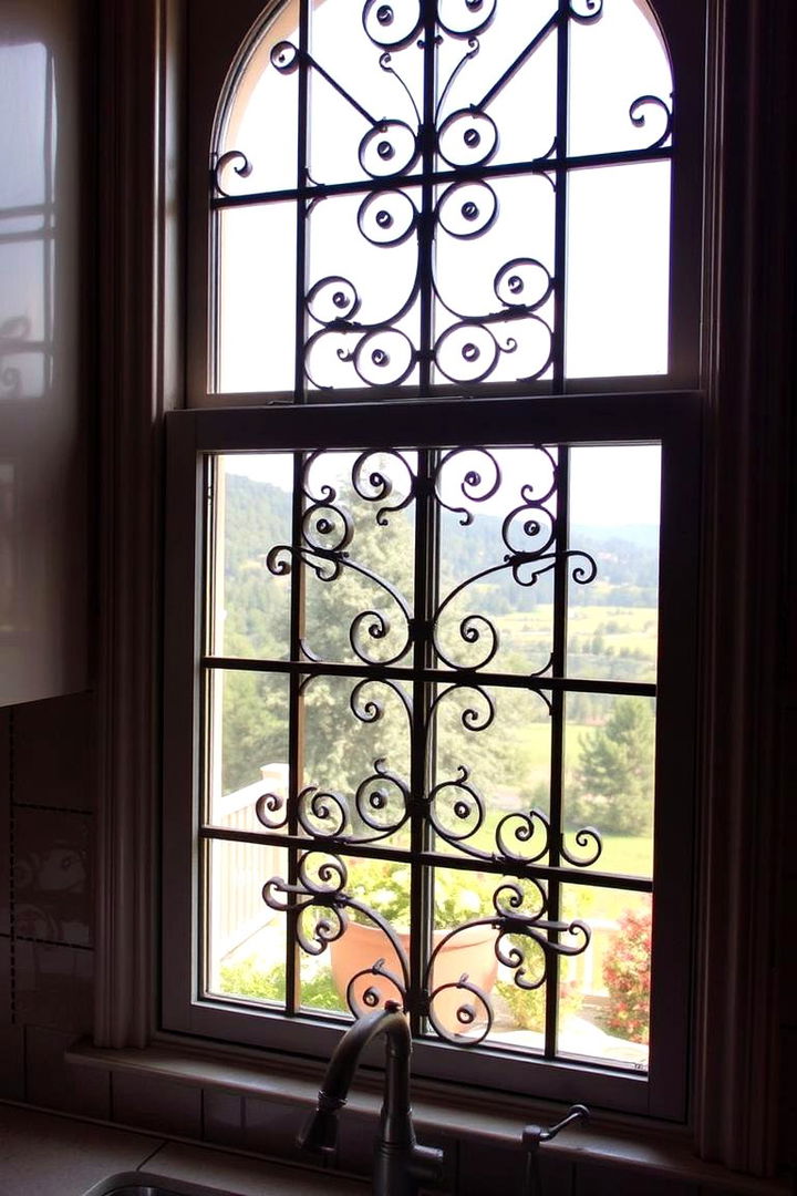 Decorative Window Grilles - 22 Kitchen Window Ideas