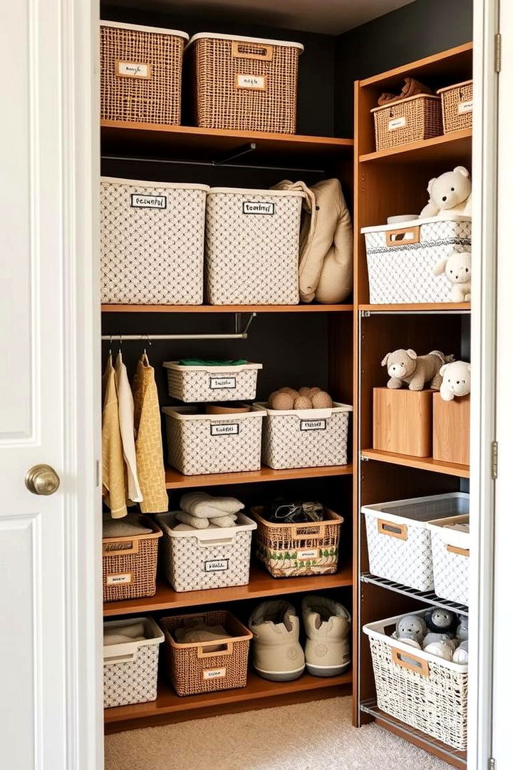 Dedicated Space for Seasonal Items - 22 Nursery Closet Ideas